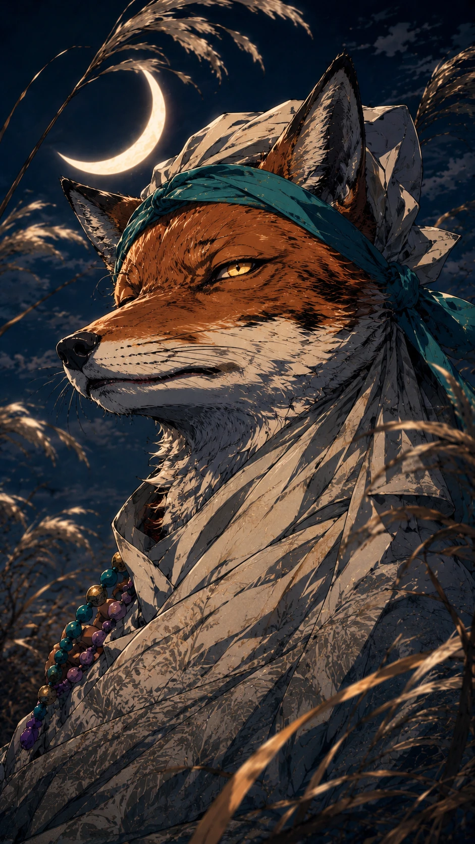 Crescent Fox — Portrait detail