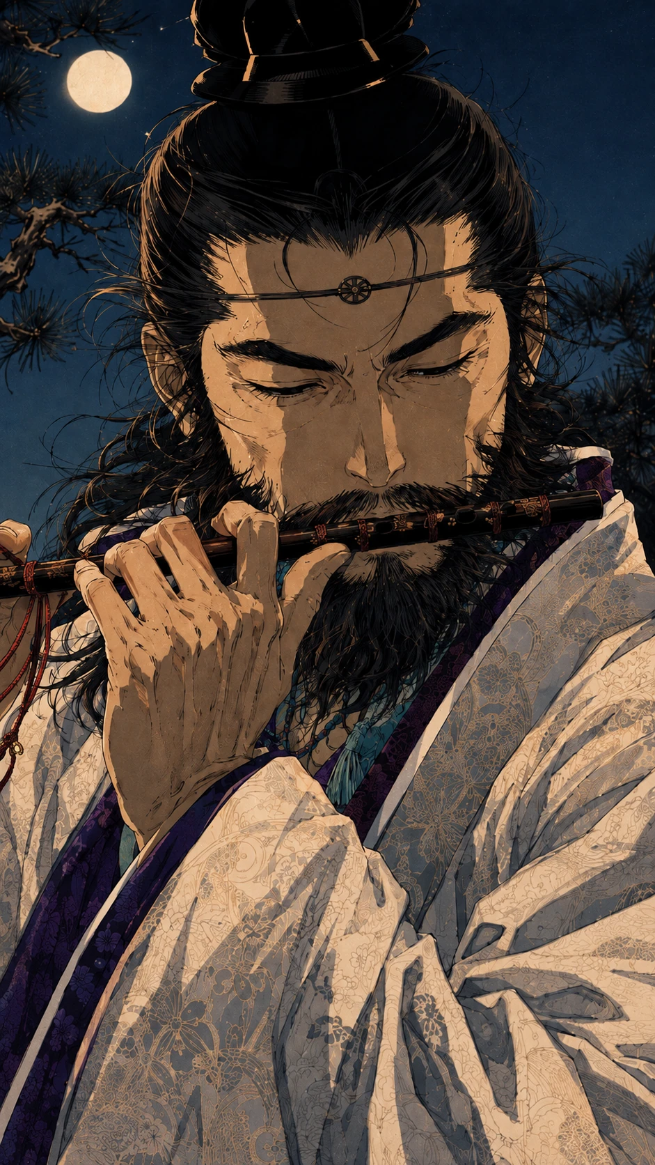 Mountain Flute — Portrait detail