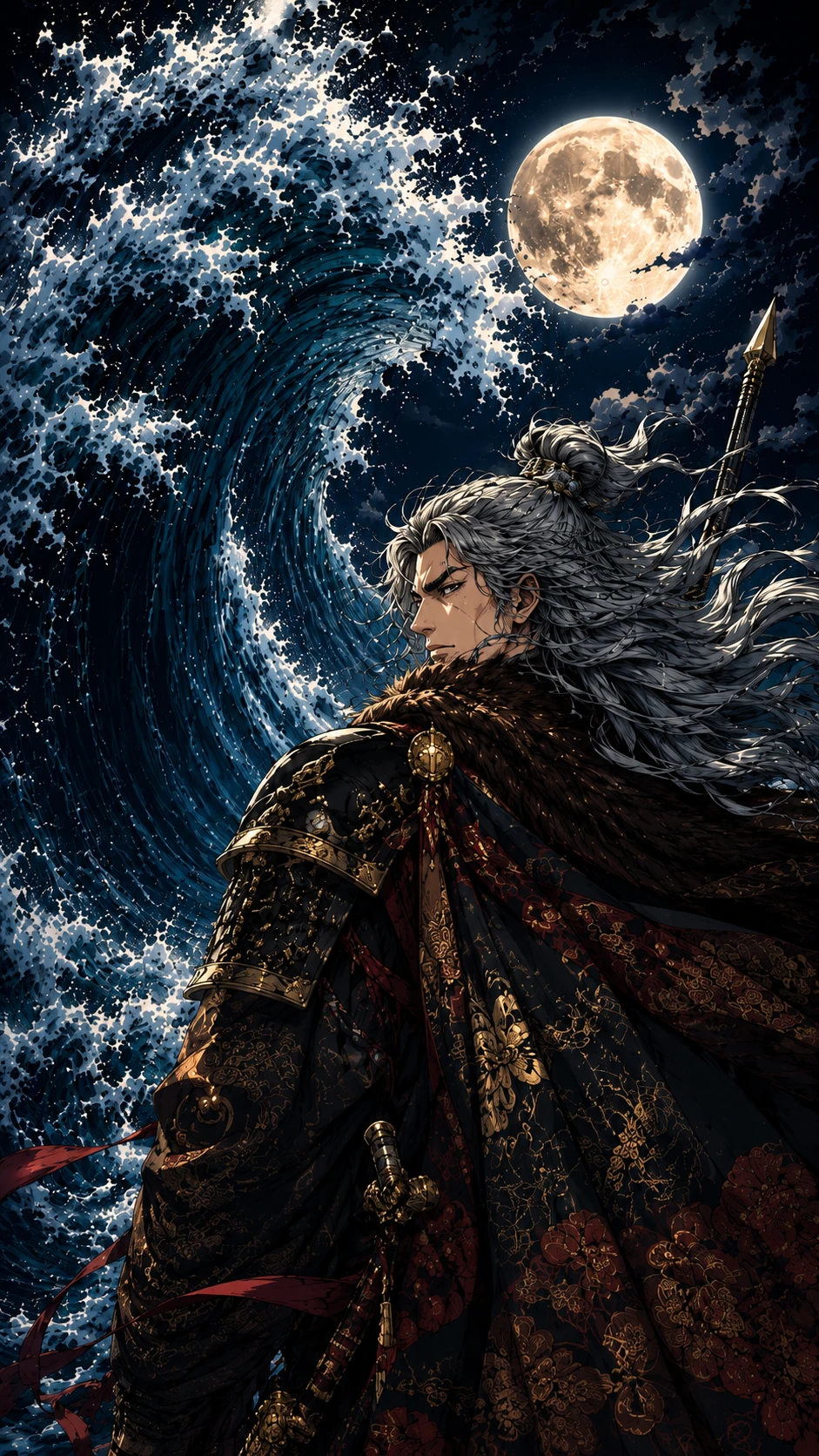 Wave Rider — Portrait detail