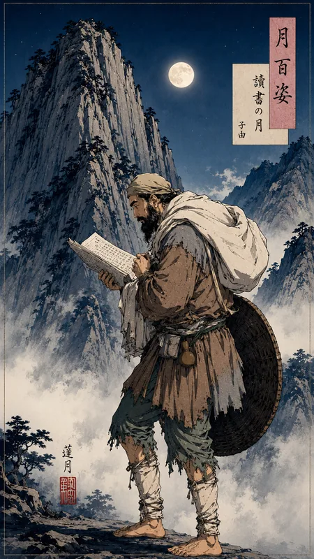 Mountain Reader — composition & details cover
